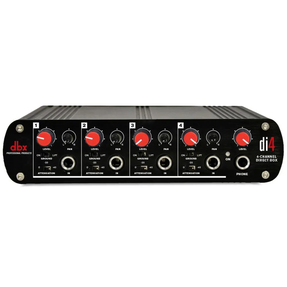 DBX dbx DI4 - Di-Box aktywny - 4 kanałowy
