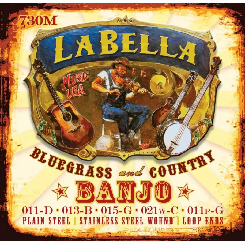 LA BELLA La Bella 730M struny do banjo