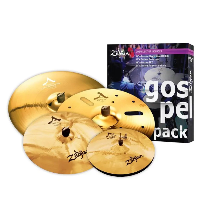 Zildjian Zildjian Gospel A Custom 14,17,18,21 zestaw talerzy