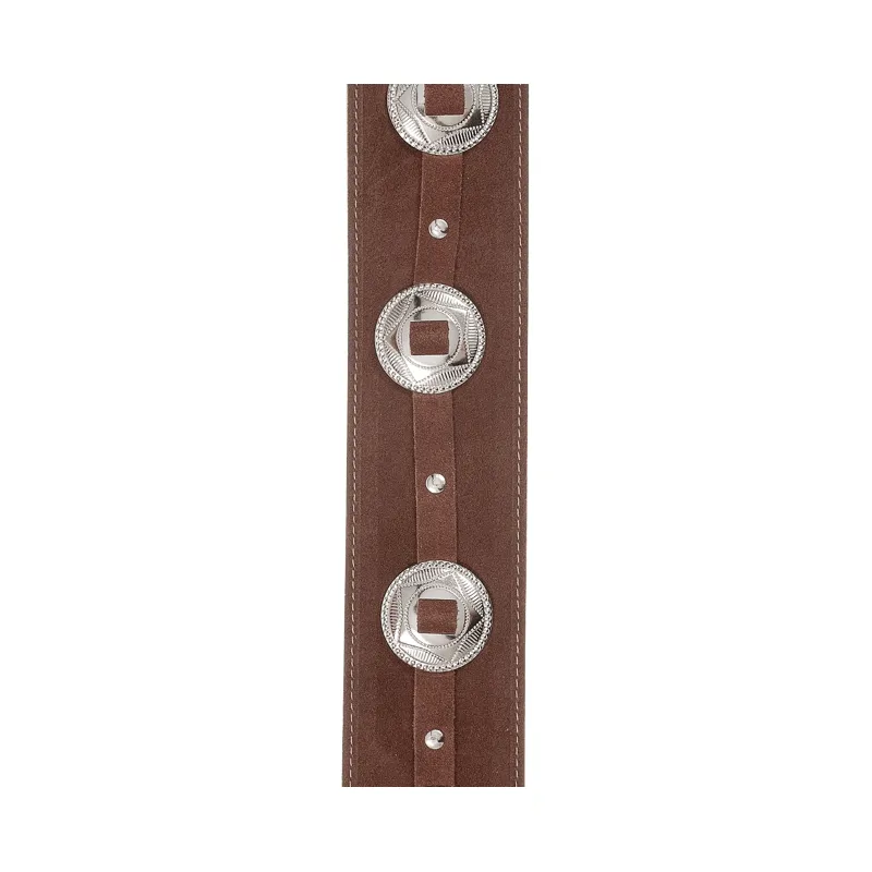 D'ADDARIO D'Addario 25SSC01 Deluxe Conchos Leather - zdjecie 2