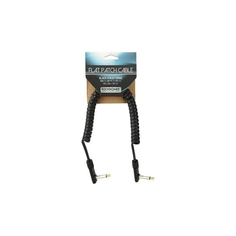 Rockboard RockBoard PCF150CC Flat Patch Black Coil 1,5m - zdjecie 4