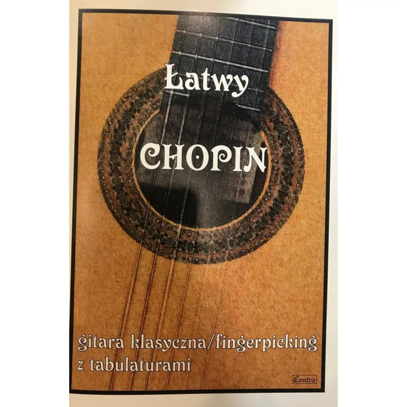 CONTRA Contra Łatwy Chopin na gitarę klasyczną fingerpicking