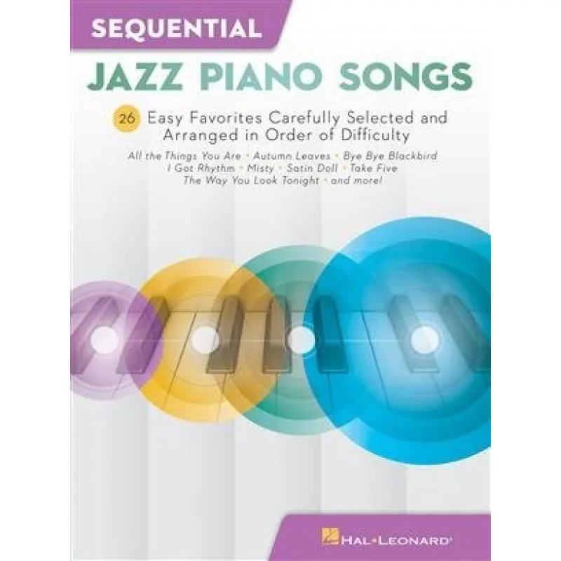 Hal Leonard Sequential Jazz Piano Songs