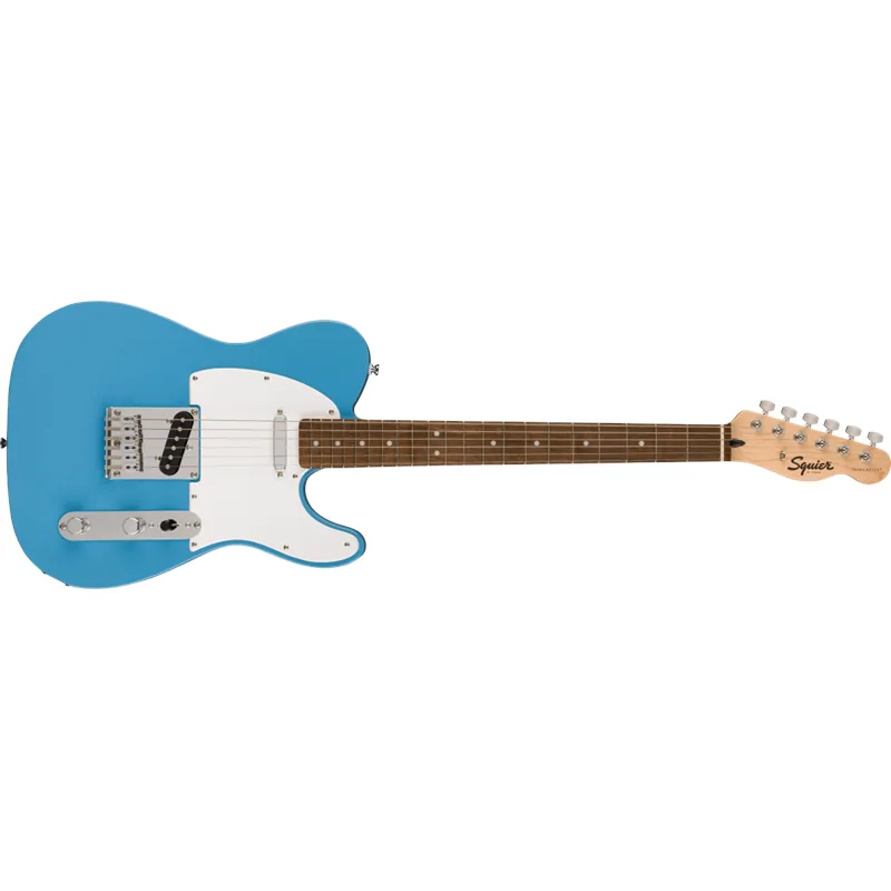 Squier Squier Sonic Telecaster Laurel Fingerboard White Pickguard California Blue
