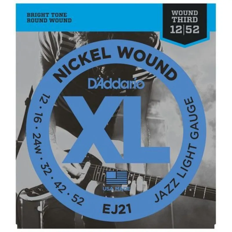 D'ADDARIO D'Addario EJ21 struny do gitary elektrycznej 12-52