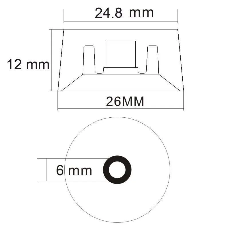 KERA AUdIO Kera Audio GLP0110 Złoty Gałka do gitary - zdjecie 5