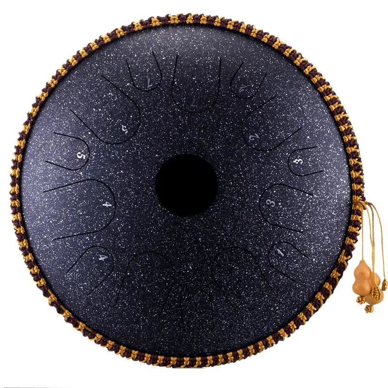 Hluru Hluru Handpan tapping drum TA14-14-GalaxyBlack 14''