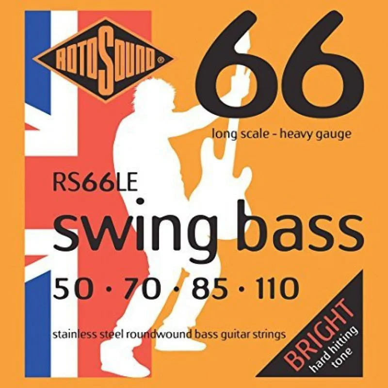 ROTOSOUND Rotosound RS66LE struny basowe 50-110 stalowe