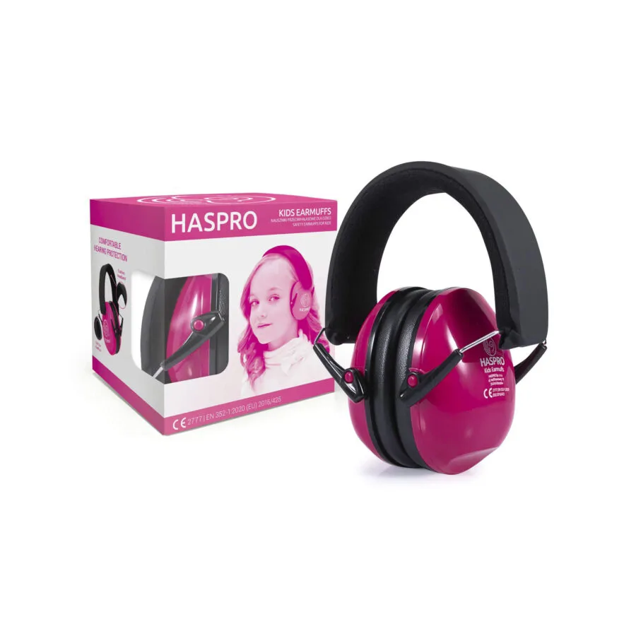 Haspro Haspro Kids Earmuffs Pink nauszniki dla dzieci