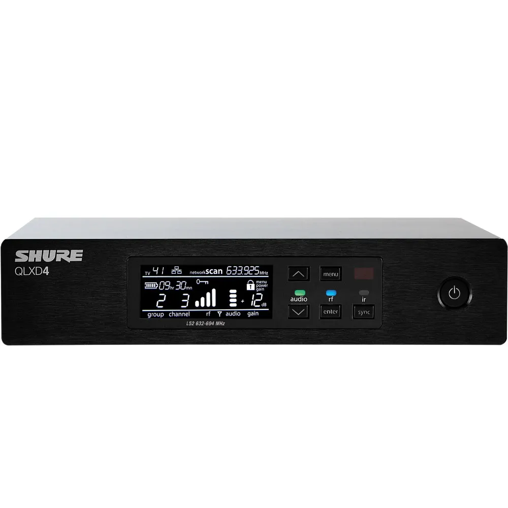 SHURE Shure QLX D4E-G51 (470-534 MHz) - cyfrowy odbiornik - zdjecie 3