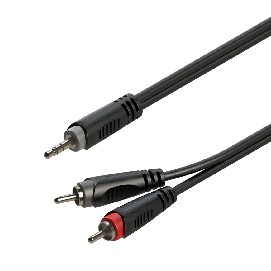 Roxtone Roxtone SAYC150L3 Kabel audio Jack 3.5mm stereo / 2 x RCA 3m