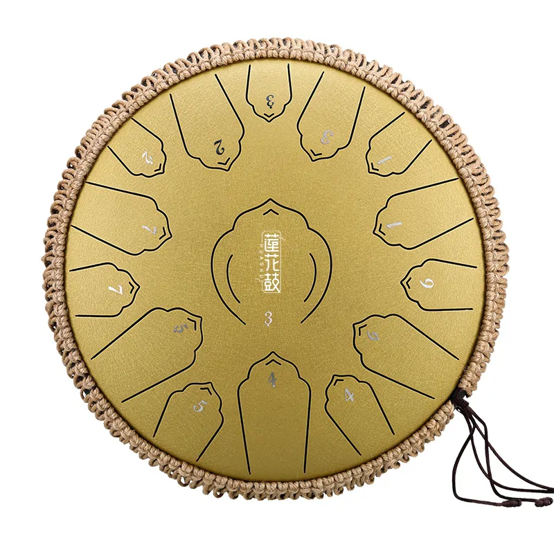 HLURU-HUASHU Hluru-Huashu TWL15-14 Golden Tongue Drum 15 notes 14"