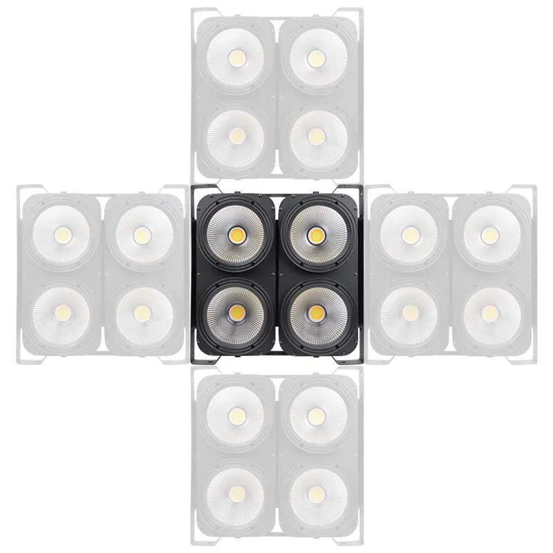 LIGHT4ME LIGHT4ME BLINDER LED 4x100W oświetlacz sceniczny reflektor stroboskop - zdjecie 10
