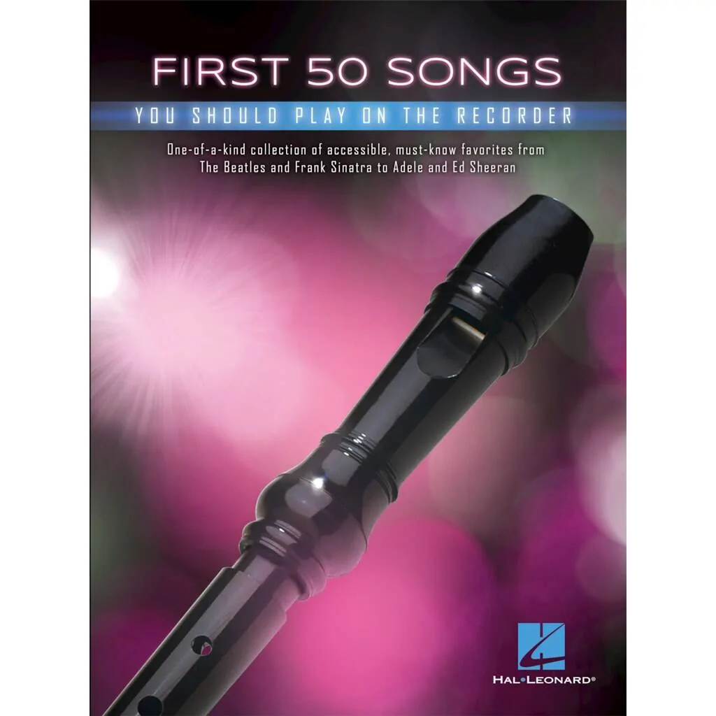 Hal Leonard First 50 songs You Should play on the Recorder na flet prosty