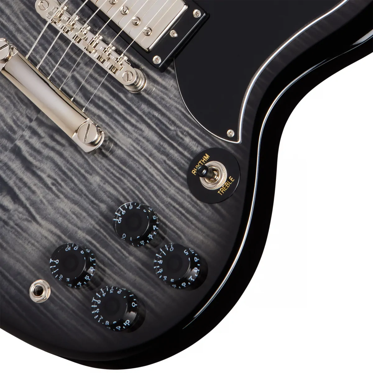 EPIPHONE Epiphone SG Tribute Plus Ebony Burst - zdjecie 3
