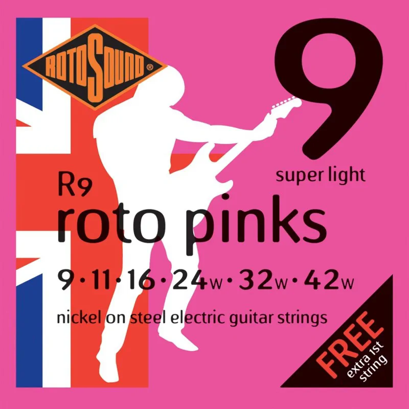 ROTOSOUND Rotosound R9 Struny do gitary elektrycznej Roto 9-42
