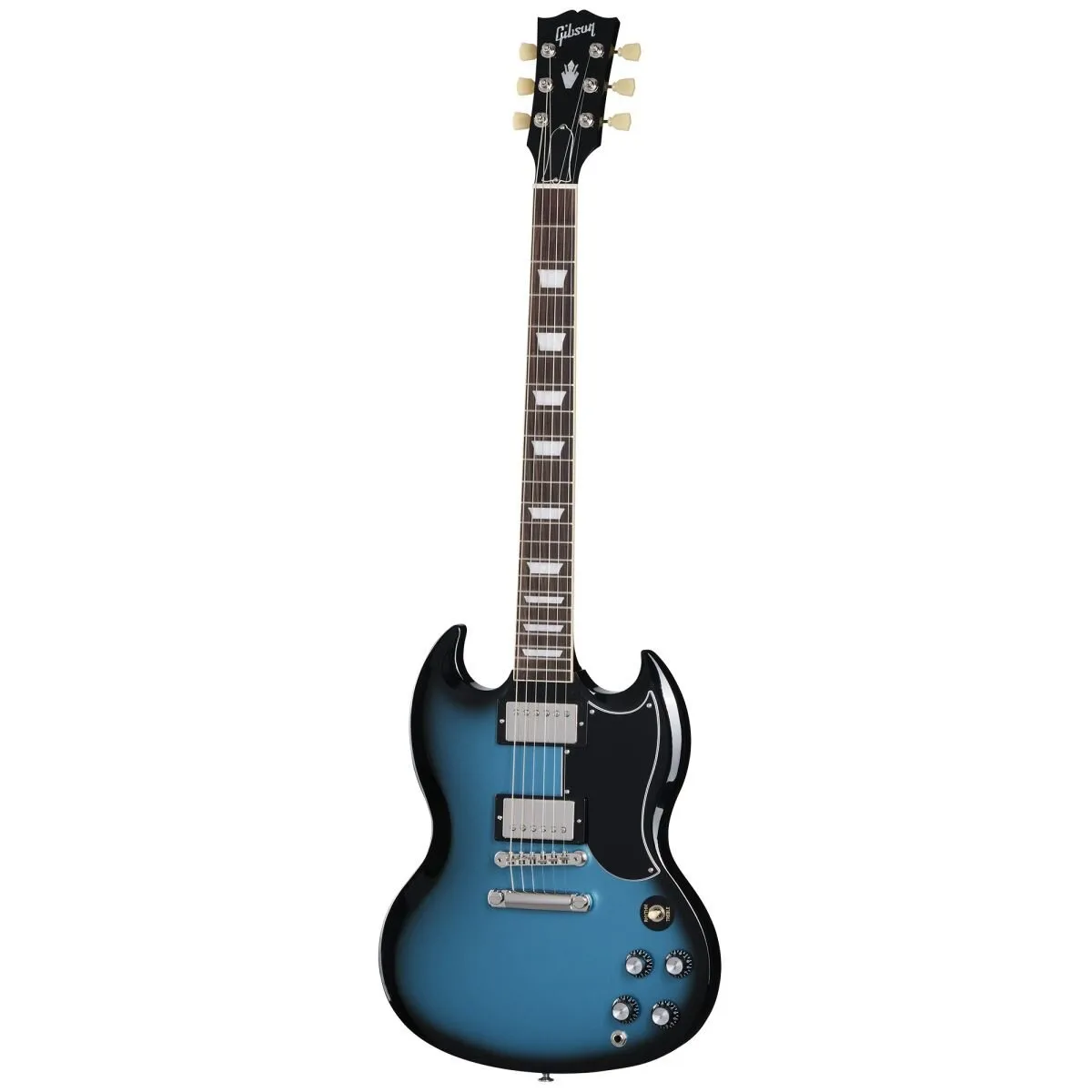 Gibson Gibson SG Standard '61 Stop Bar Pelham Blue Burst Gitara Elektryczna