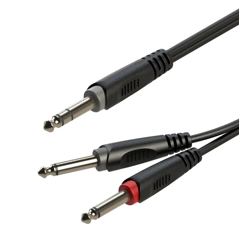 Roxtone Roxtone SAYC100L3 Kabel audio Jack 6.3mm stereo / 2 x Jack 6.3mm mono 3m