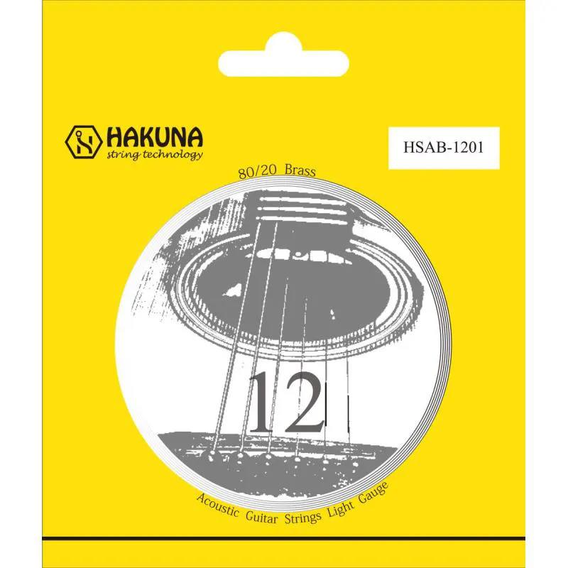  HAKUNA HSAB-1201 Struny do gitary akustycznej