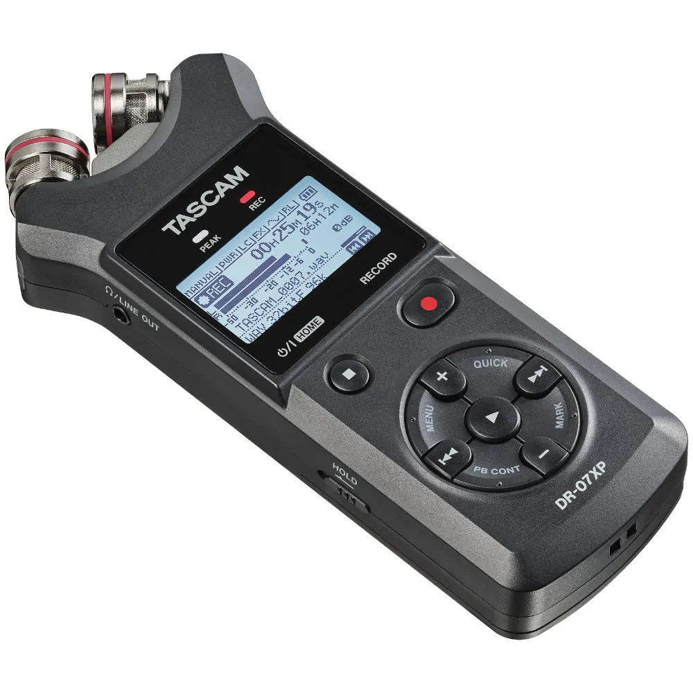 TASCAM Tascam DR-07XP - Przenośny rejestrator cyfrowy z interfejsem USB - zdjecie 2
