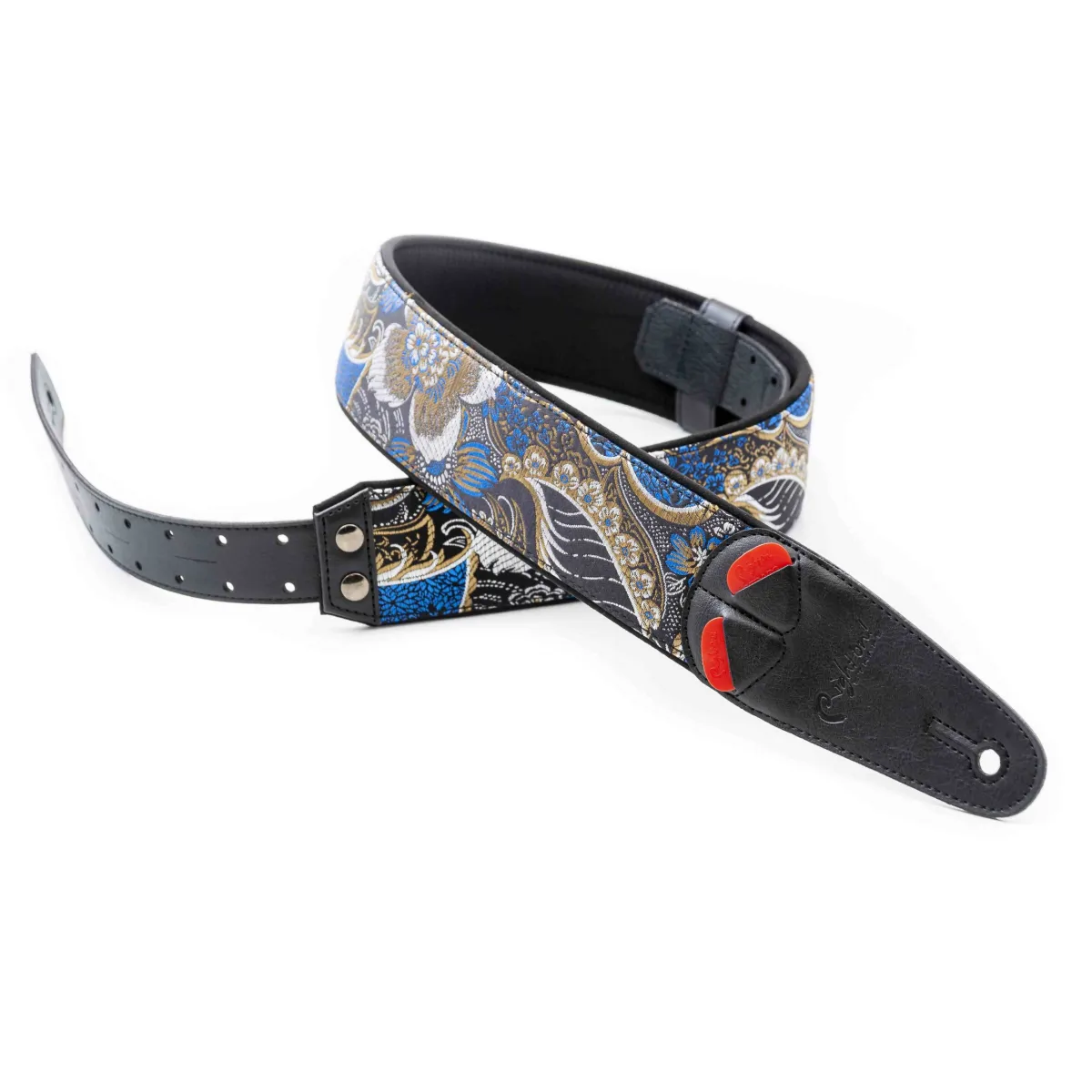 RightOn! Straps RightOn! Hokkaido Black Mojo Pas do gitary - zdjecie 3