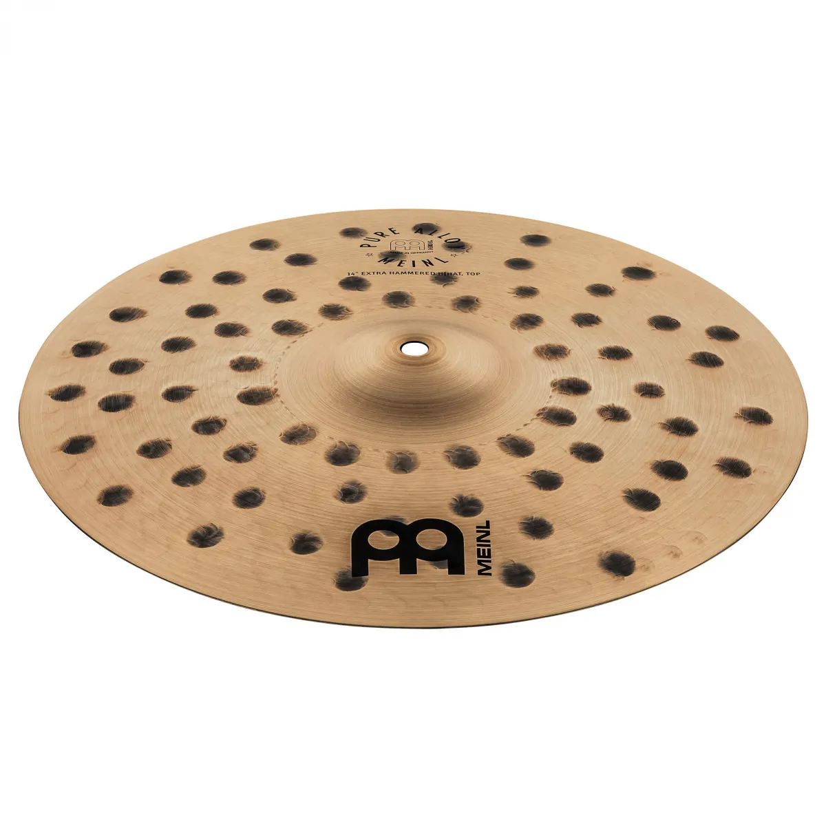 MEINL MEINL Cymbals Pure Alloy Extra Hammered Hihat - 14" PA14EHH - zdjecie 2