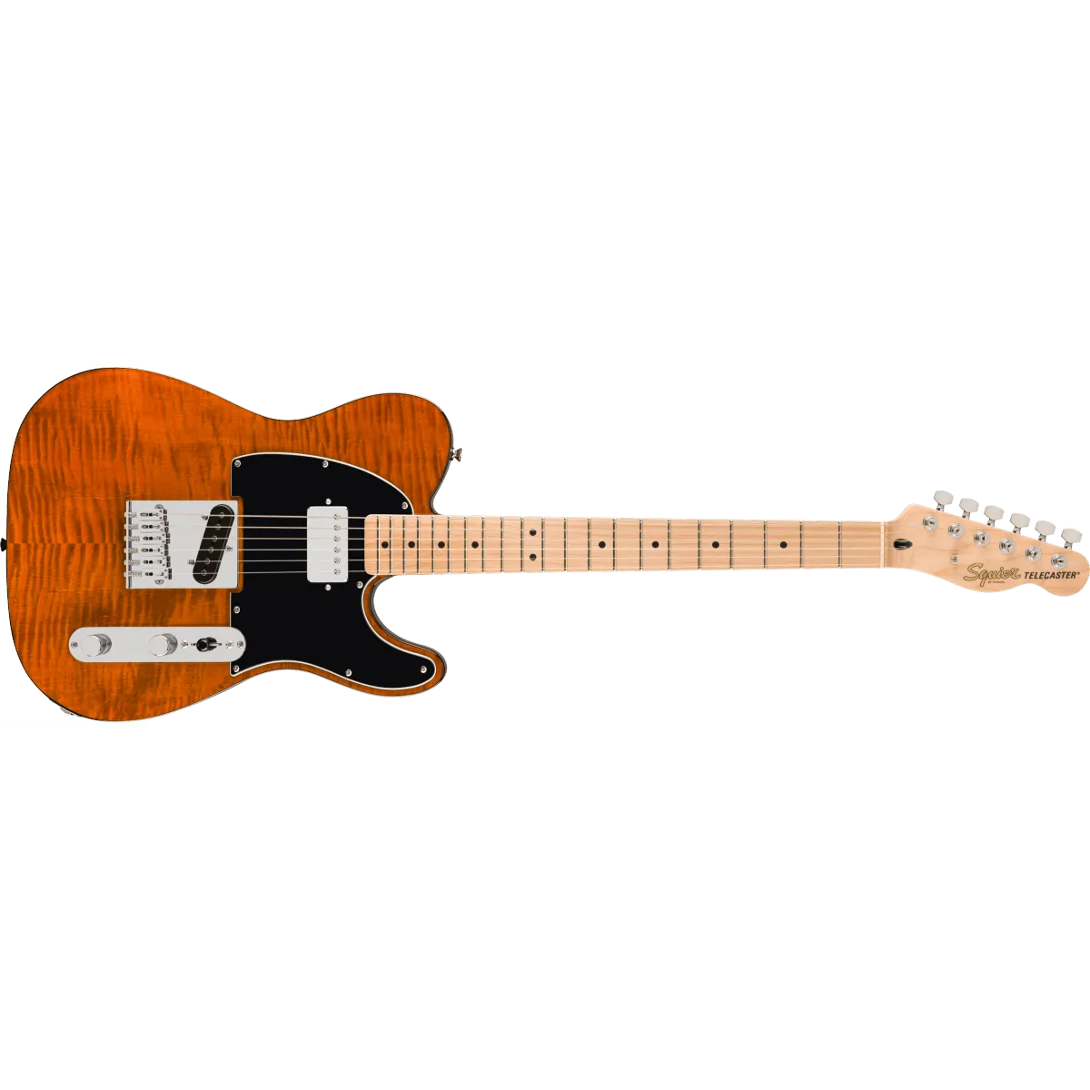 Squier Squier Affinity Series Telecaster FMT SH Maple Fingerboard Black Pickguard Mocha