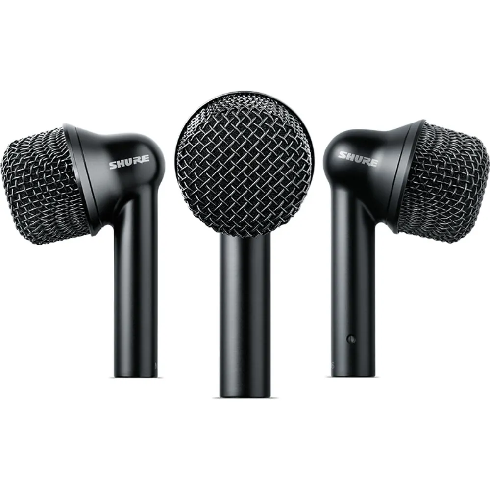 SHURE Shure NXN6-3PK - Mikrofon do werbla/tomów, złącze XLR, czarny - zestaw 3 sztuk
