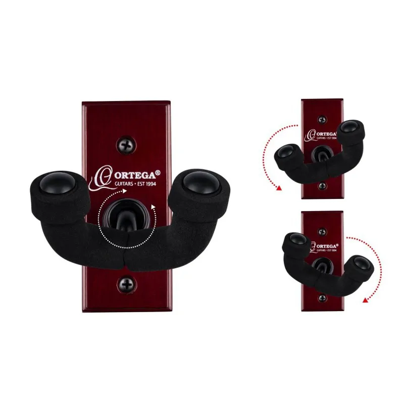 Ortega Ortega OUH-1WR Wieszak na ścianę na ukulele Wine Red - zdjecie 3