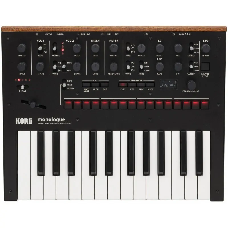 KORG Korg Monologue BK Syntezator analogowy czarny