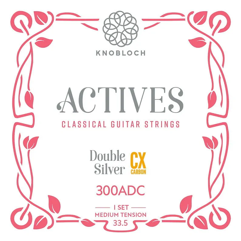 Knobloch Knobloch Strings ACTIVES Double Silver CX Carbon 300ADC - Struny do Gitary Klasycznej