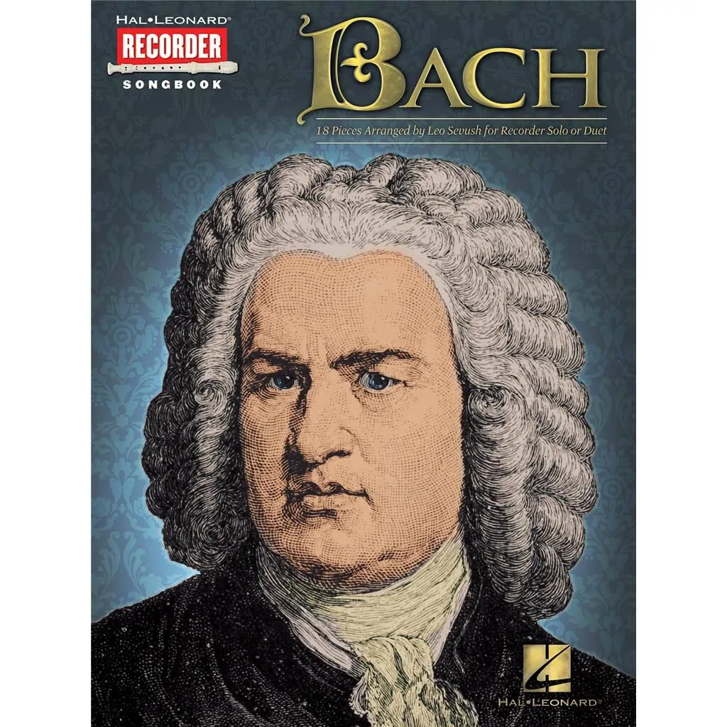 Hal Leonard Bach Recorder Songbook na flet prosty