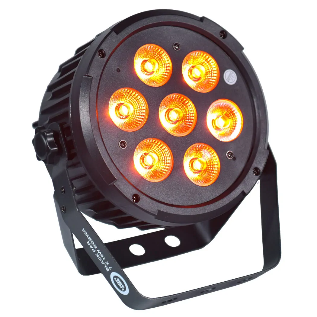 LIGHT4ME LIGHT4ME BLACK PAR 7x10W reflektor LED PAR - zdjecie 2