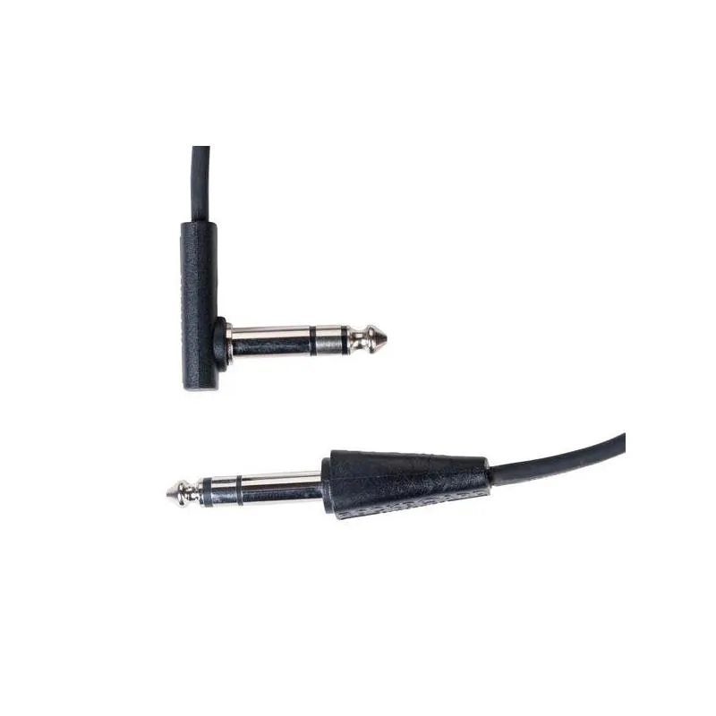 Rockboard RockBoard Flat TRS 60S BK 60cm kabel jack stereo prosty kąt czarny - zdjecie 3
