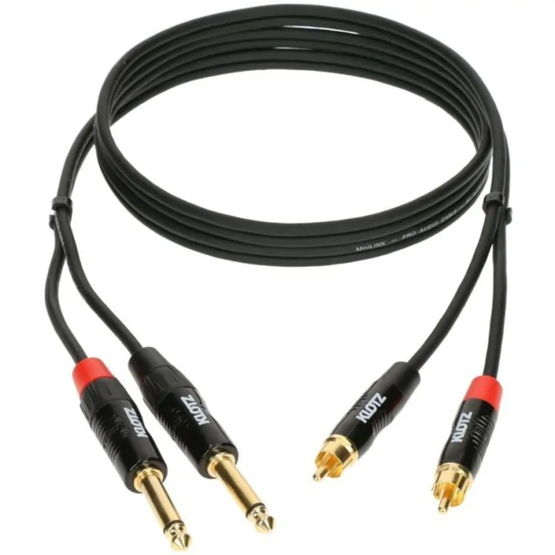 Klotz Klotz KTCJ300 kabel 2x jack - 2x RCA 3m