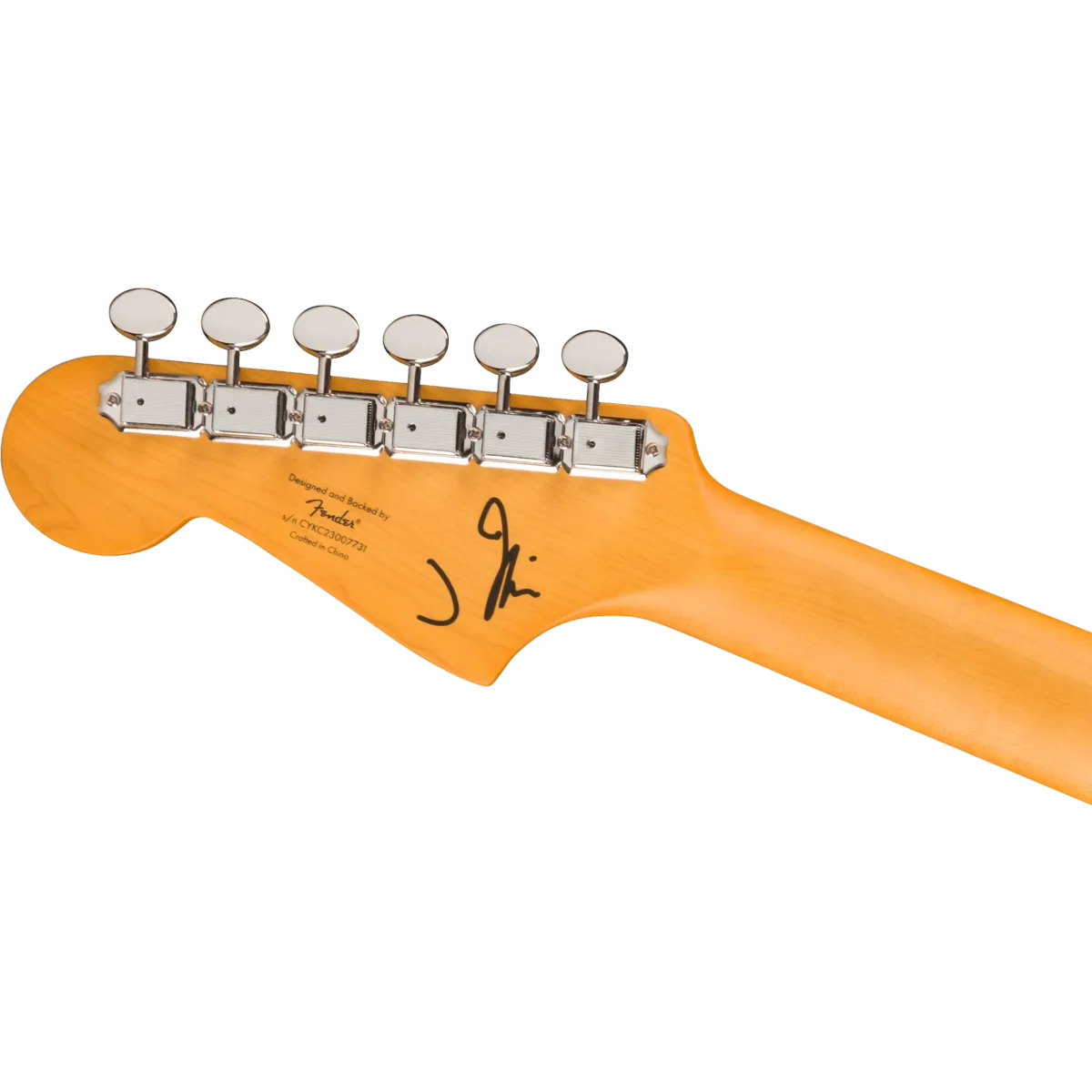 Squier Squier J Mascis Jazzmaster Laurel Fingerboard Gold Anodized Pickguard Vintage White - zdjecie 6