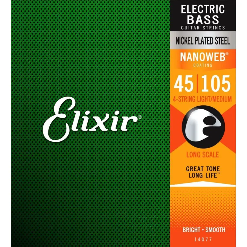 ELIXIR Elixir 14077 Medium struny git. basowej 45-105