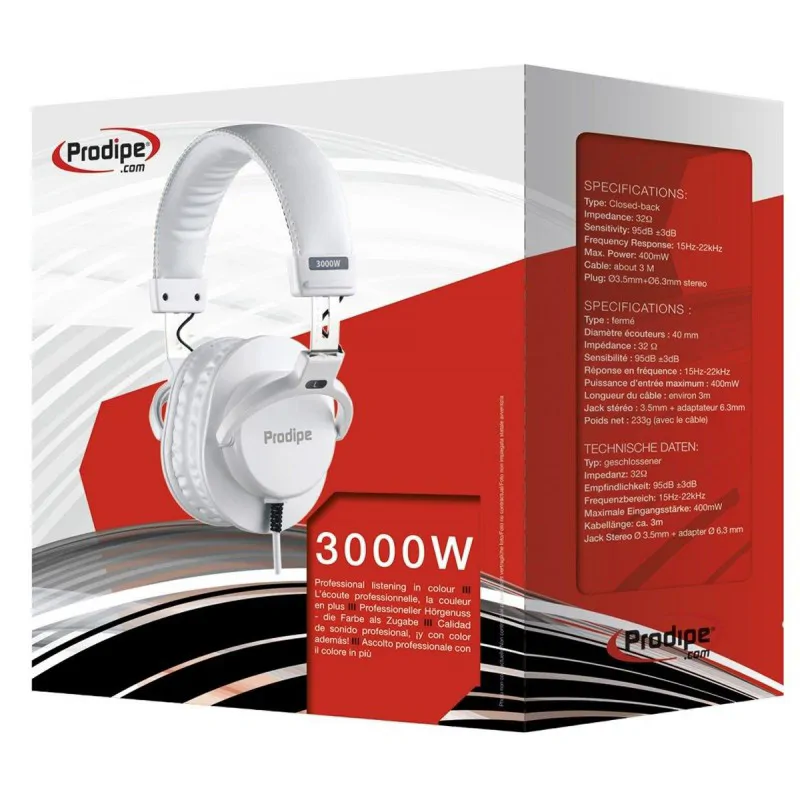 Prodipe Prodipe 3000W - profesjonalne słuchawki studyjne