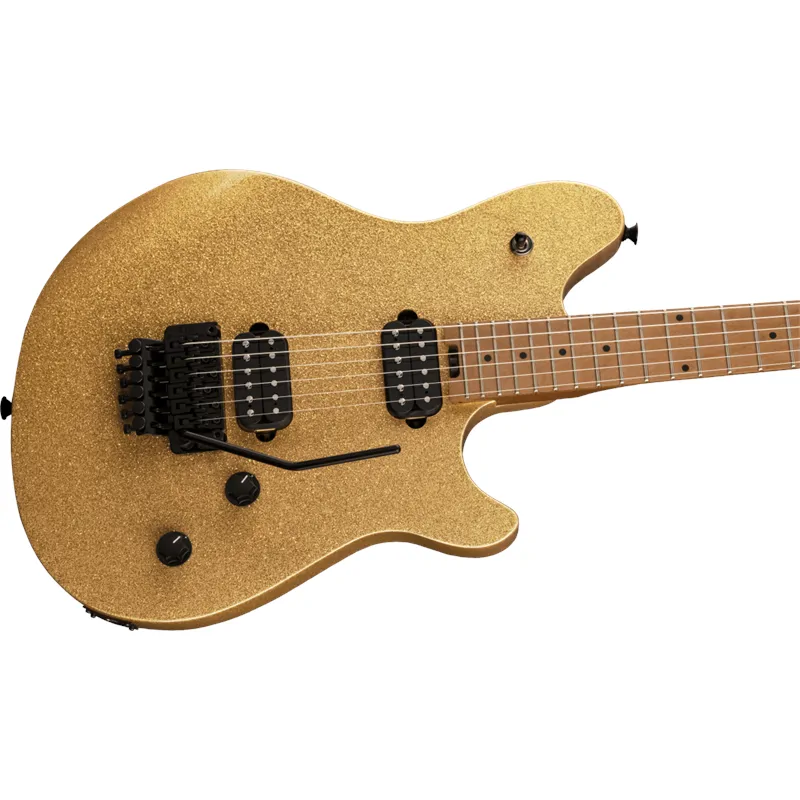 EVH Eddie Van Halen EVH Wolfgang WG Standard Baked Maple Fingerboard Gold Sparkle - zdjecie 4