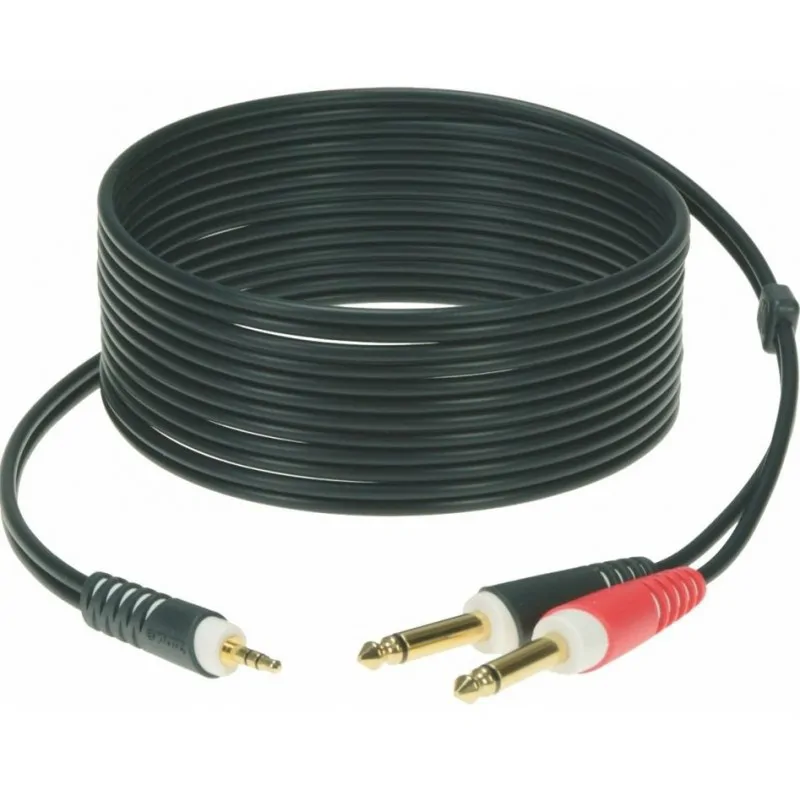Klotz KLOTZ AY5-0200 kabel 1x mini jack - 2x jack 2m