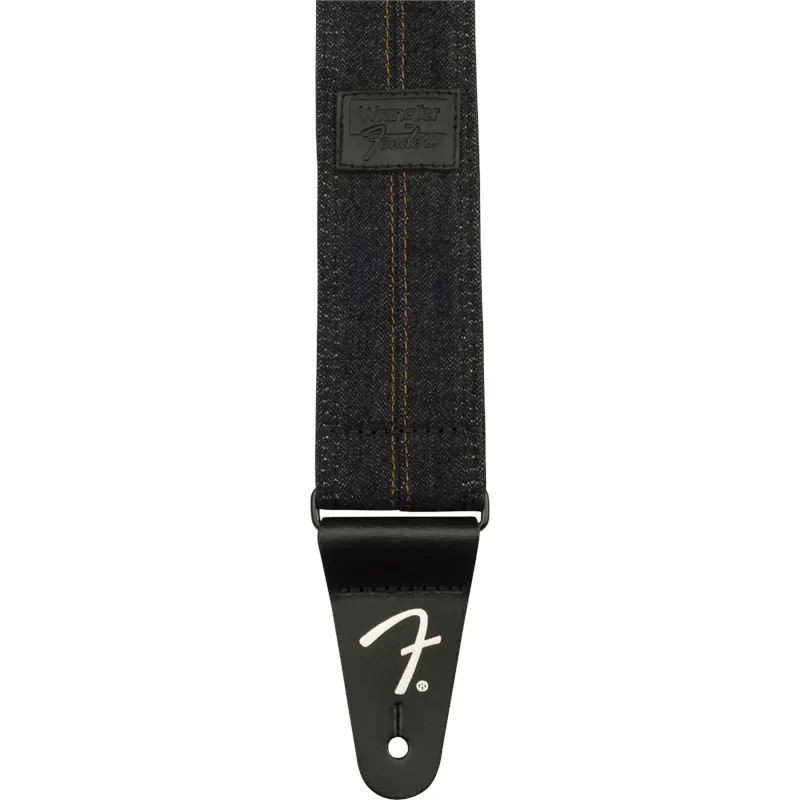 FENDER Fender x Wrangler Denim Strap Washed Black Stitch - zdjecie 4