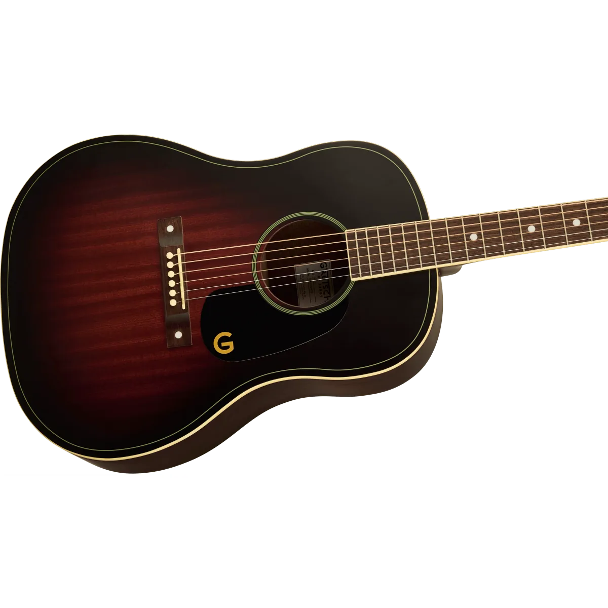 Gretsch Gretsch Jim Dandy Dreadnought Walnut Fingerboard Black Pickguard Deep Cherry Burst - zdjecie 4