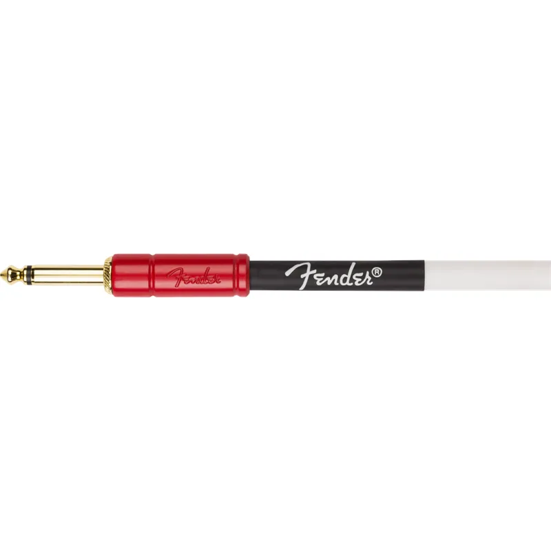 FENDER Fender John 5 Instrument Cable White and Red 10' - zdjecie 3