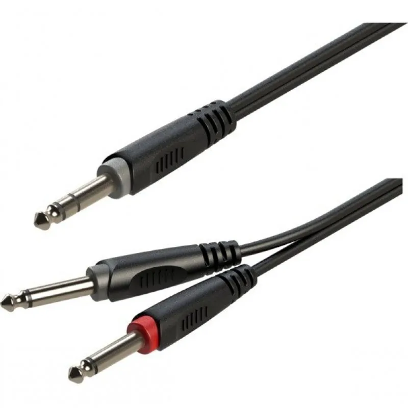 Roxtone Roxtone RAYC100L6 kabel audio jack- 2x jack 6m