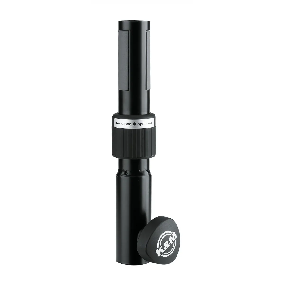 K&M K&M 21441-000-55 Adapter "Ring Lock" na statyw kolumnowy Czarny