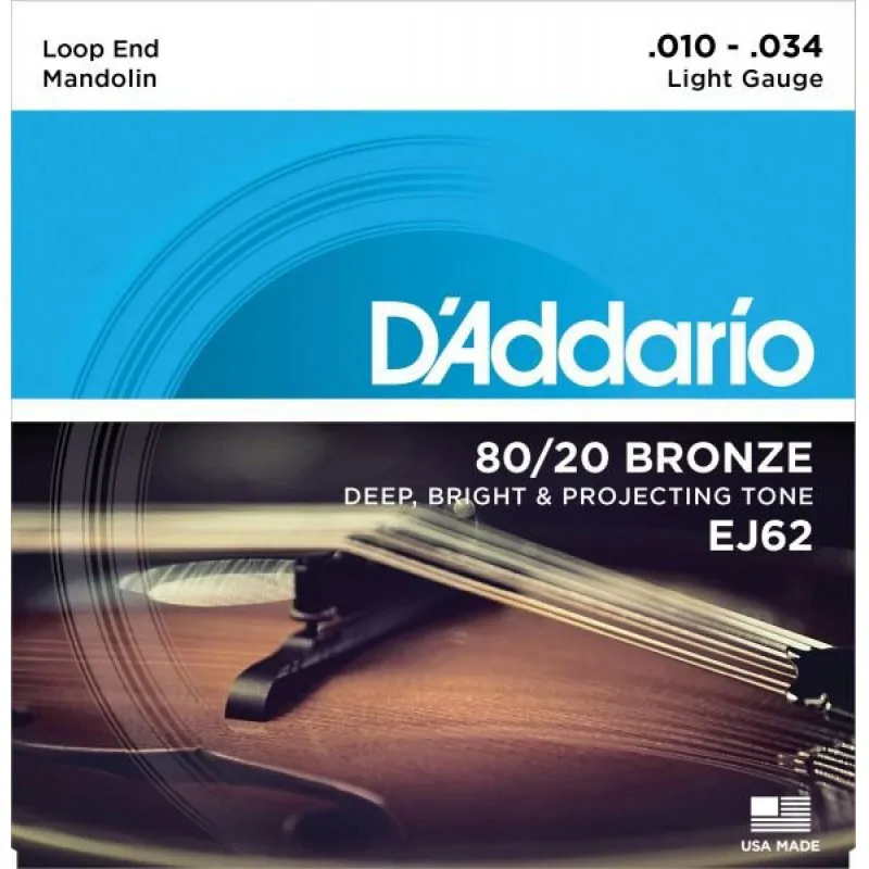 D'ADDARIO D'Addario EJ62 struny do mandoliny - zdjecie 2