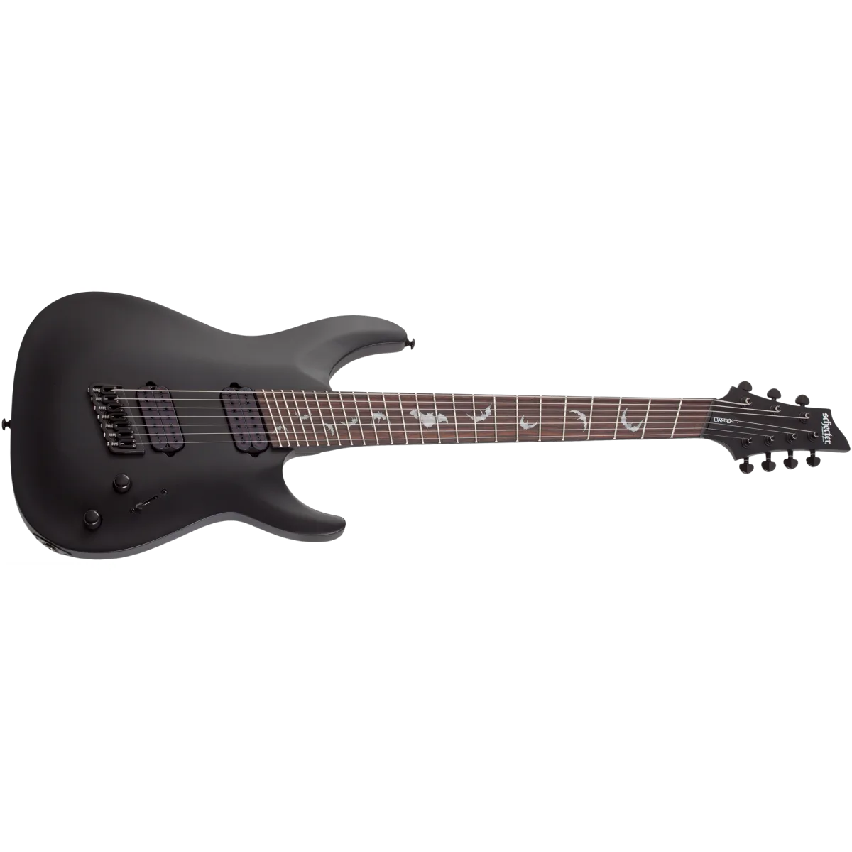 SCHECTER Schecter Damien 7 MultiScale Satin Black