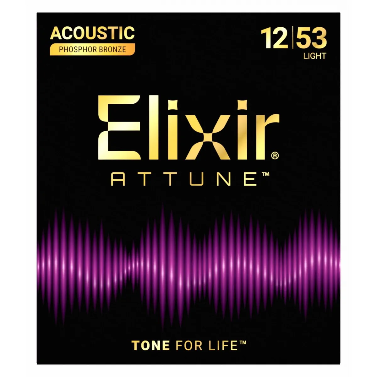ELIXIR Elixir ATTUNE Phosphor Bronze Light 12-53