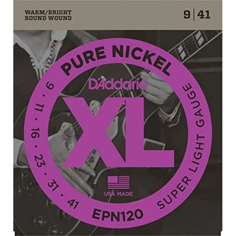 D'ADDARIO D'Addario EPN120 9-41 Pure Nickel struny elektryczne