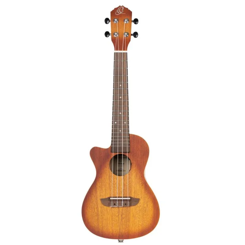 Ortega Ortega RUDAWN-CE-L Ukulele Koncertowe Kolorowe z Przystawką Leworęczne